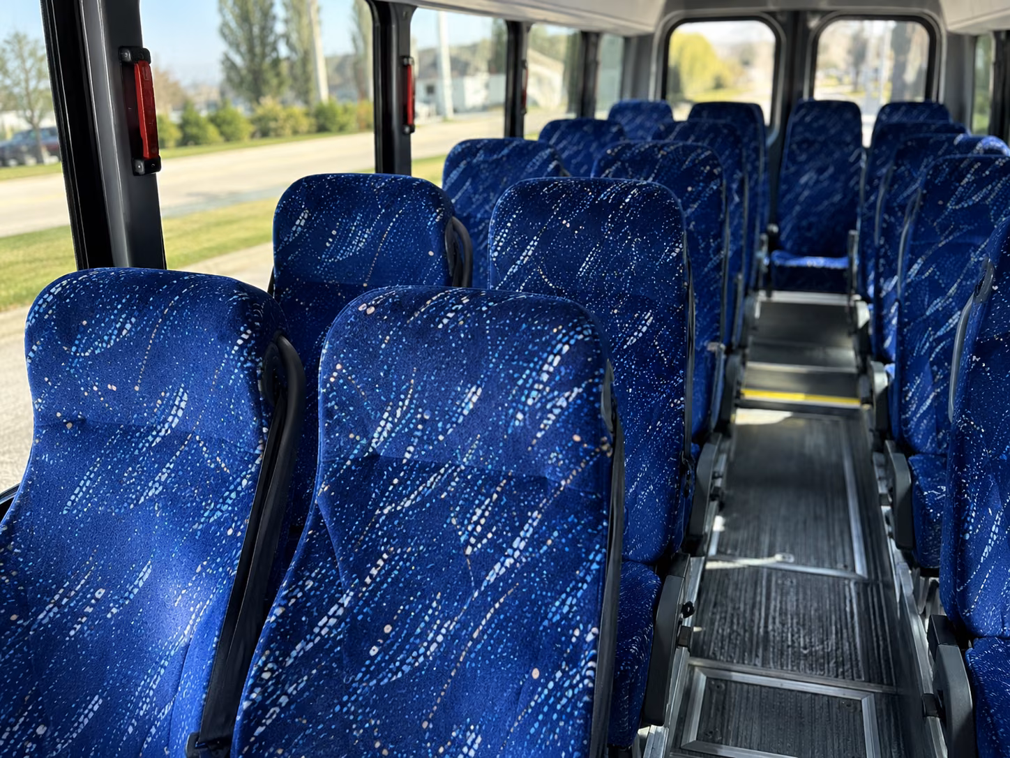 15 passenger minibus inside