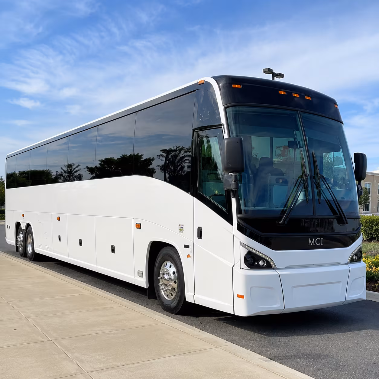 charter bus shuttle service for renton warehouse and distribution groups