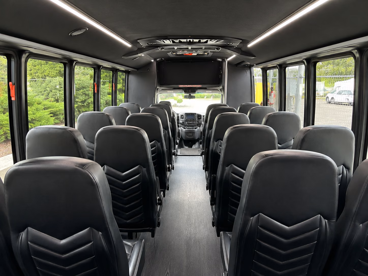 renton 20 passenger minibus inside