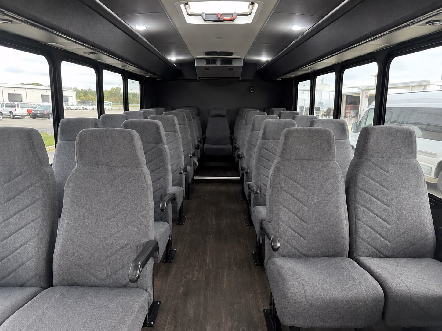 renton 20 passenger minibus interior