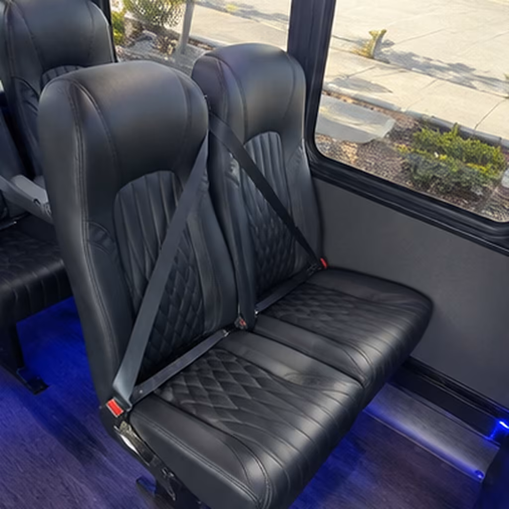 renton 25 passenger minibus interior