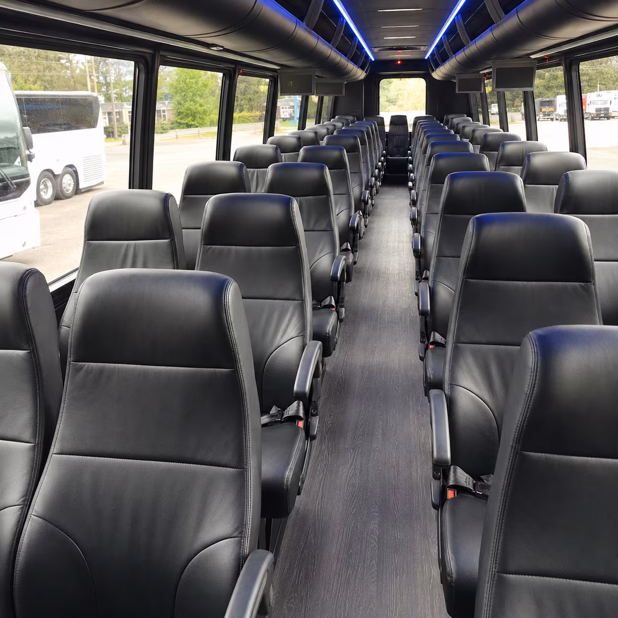 renton 30 passenger minibus inside