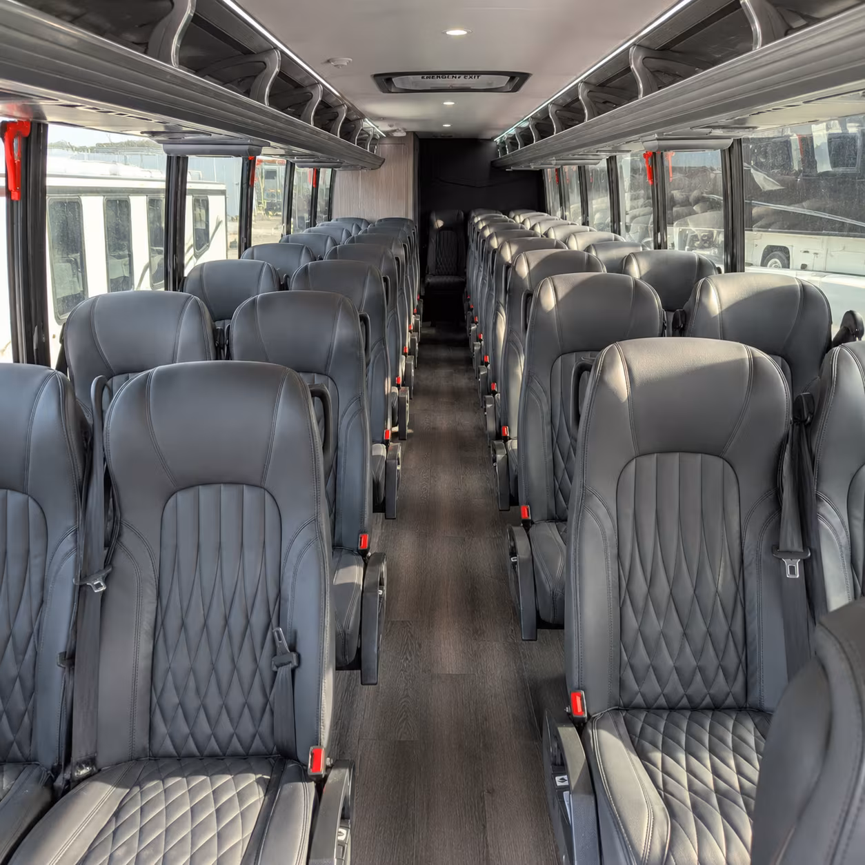 renton 35 passenger minibus inside