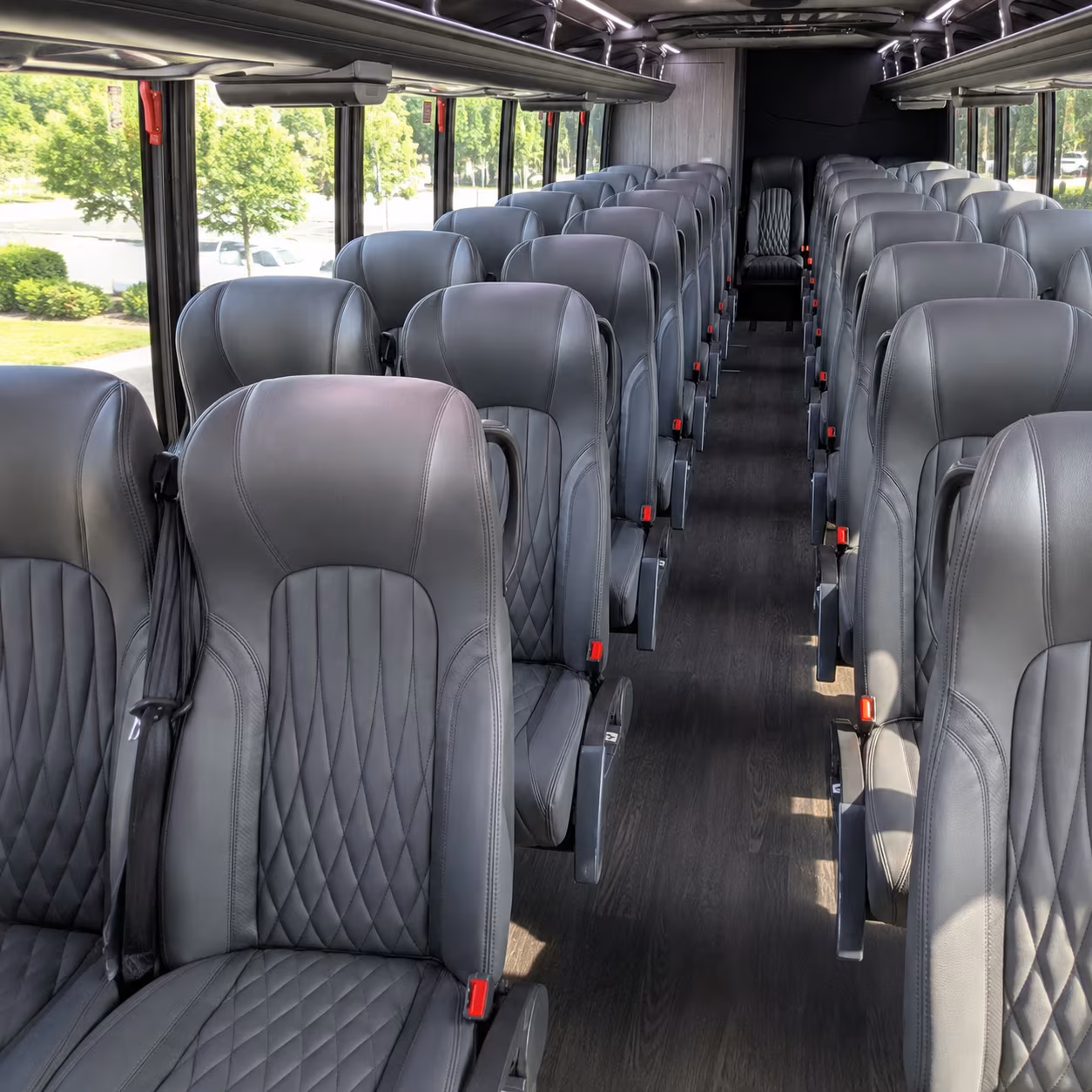 renton 35 passenger minibus interior