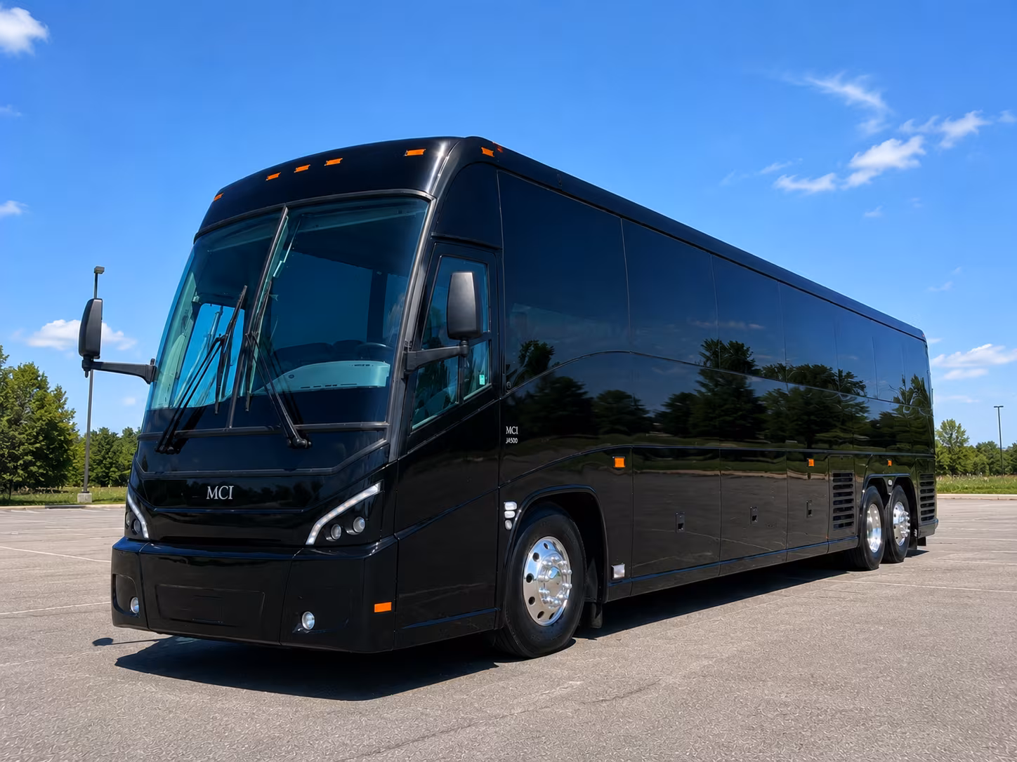renton 56 passenger charter bus