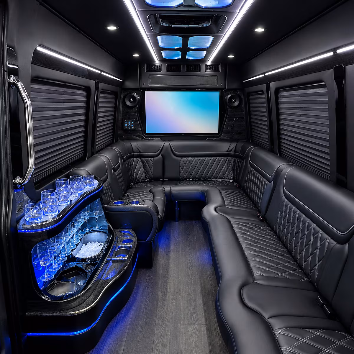 renton party bus interior