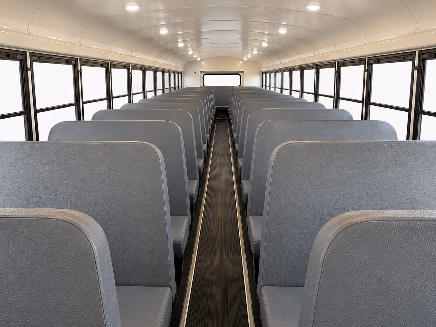 renton school bus inside