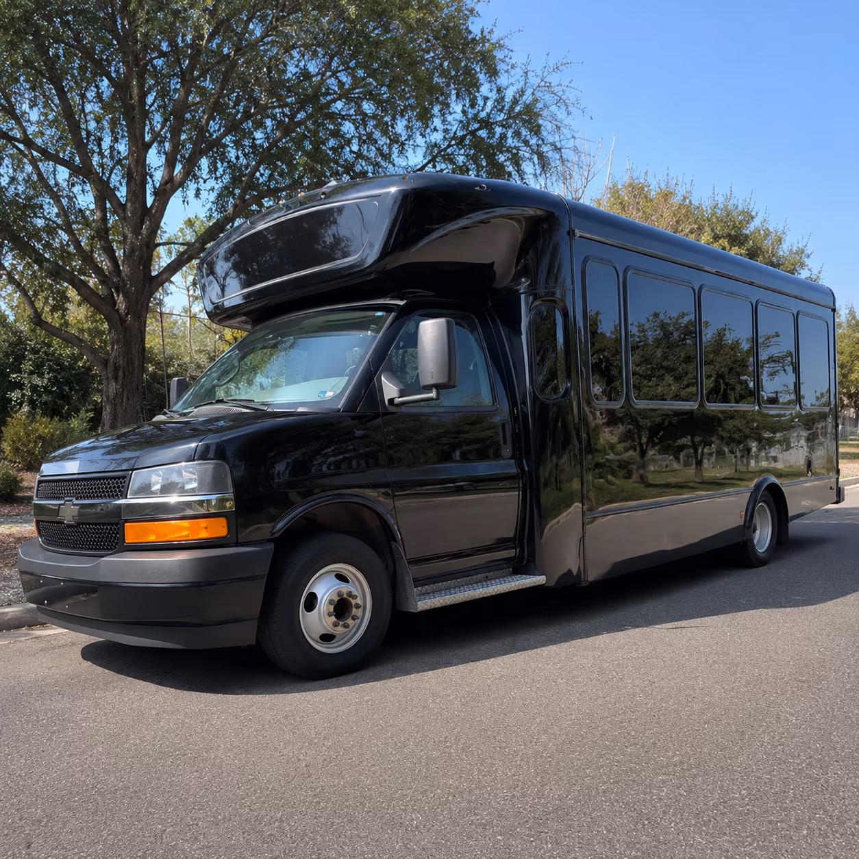 renton wedding party bus rental